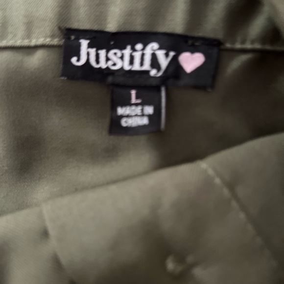 J for Justify Green Mini Dress size L - Picture 4 of 4